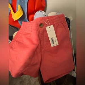 Linen-Cotton Shorts